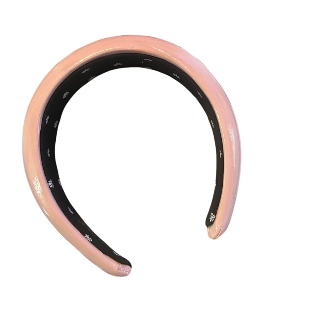 Lele Sadoughi Light Pink Padded Blush Gloss Headband